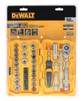 Heavy Duty Mechanics Tool Set Featuring Low Profile Ratchet And Directtorque Sockets Built Tough For Tight Squeezes Professional Grade Chrome Finish Impact Ready 3 8 Inch Drive 50 Piece, compact socket set in a durable case.