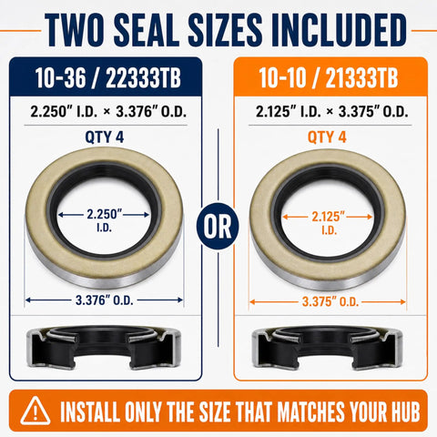 Road Warrior Four Wheel Trailer Bearing Kit For 5200 To 6000 Pound Axles Features No Sweat Swap Design With Tough 25580 Inner And 15123 Outer Seals For Reliable Daily Hauls