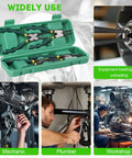 7 Inch Heavy Duty Snap Ring Pliers Set For Retaining Rings Internal And External Removal With Straight Tips showcased in use