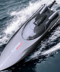 RTR 25.5 Inch Brushless Remote Control Boat With 2.4GHz Radio, 4WD Speed Watercraft That Hits Up To 30 MPH, Waterproof Hull Racing