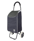 Sport Foldable Grocery Cart On Wheels With Removable Tote Bag Multi Use Rolling Cart And Hand Truck Dolly Function No Fuss Setup