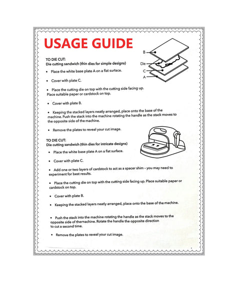 Usage guide for Rectangular Cutting Die Set For Card Making And Scrapbooking Durable Metal Die Cuts For Embossing Punch Template And Paper Craft Projects