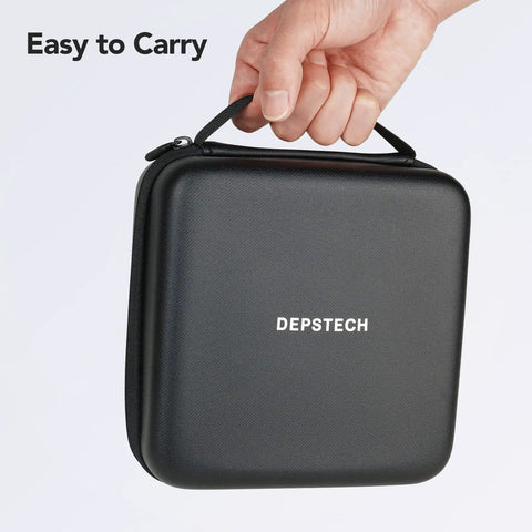Endoscope Case for Wireless Borescopes, Upgraded Large Capacity Hardshell Carrying Case, USB and WiFi Ready, Tough Protective Gear for 4.3 Inch DS300 and 4.5 Inch Inspection Cameras, Black, handheld