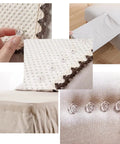 Fifty Piece Upholstery Twist Pins Featuring Slick Clear Rose Heads And Compact Storage Box for securing bed skirts and sofas.