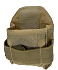 Hamilton Woodworker Tool Pouch Aims Compatible Hand Tool Holster Durable 1000D Nylon Berry Compliant Made In The USA shown in tan