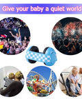 Kid Friendly Baby Hearing Protection Earmuffs Noise Eliminating Adjustable Elastic For Cozy Quiet Sleep And Safe Hearing Health Blue