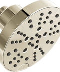 H2Okinetic 5 Setting Raincan Shower Head In Champagne Bronze with Touch Clean Spray Holes for Easy Wipe Calcium Build-Up