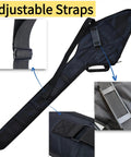 Heavy Duty Hema Sword Bag 55 Inch Long Sword Storage Case Made From Waterproof Nylon Fabric with adjustable straps