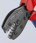 4-Position Contact Crimping Pliers For Non-Insulated Open Plug Type Connectors, Handles 0.1-2.5 Square Millimeters Wire Capacity, AWG 27-13