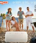 3 Pack White Igloo Cooler Hinges Replacement With Screws For Rectangular Ice Chests 25 To 165 Quart Models Heavy Duty Built Tough High Strength Parts Kit, white cooler hinge kit on beach
