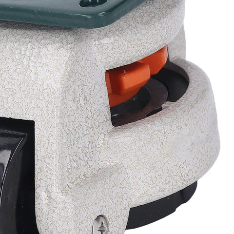 Close-up of Heavy Duty 2200 Lbs Retractable Caster Wheels With 360 Degree Swivel and custom height adjustment mechanism.