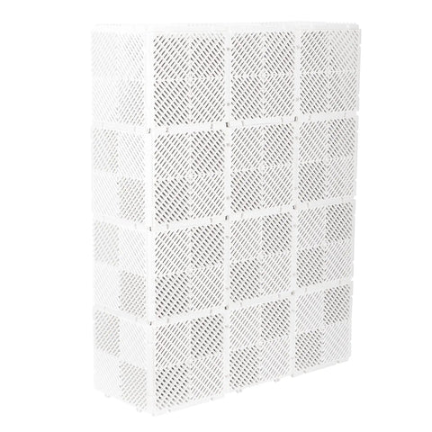 Vented Interlocking Radiator Cover Kit for Home and Office Easy Snap Connection Heat Resistant Decorative Tiles That Fit Any Shape Size or Style 7.5x7.5 Inch Tiles for Right Angles or Straight Runs Charcoal