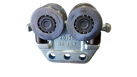 Durable Beam Trolley for Unibilt Enclosed Conveyor Track Ready to Haul 250 Pound Loads 5 Foot Section Overhead Conveyor System