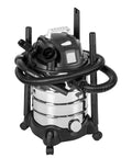 6 Gallon Wet Dry Shop Vacuum Cleaner With 3.5 HP Motor, Stainless Steel Tank, Filter, And Handy Attachments for versatile cleaning