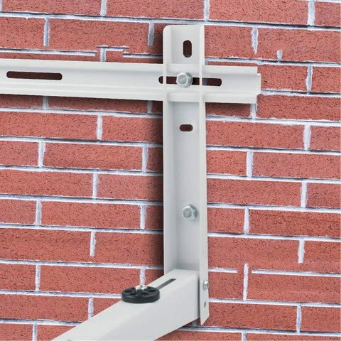 Heavy Duty Outdoor Wall Mount Bracket For Ductless Mini Split Condensers And Heat Pumps Universal Fit 9000-36000 BTU