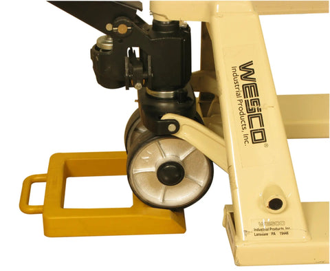 Heavy Duty Hi Viz Yellow Pallet Truck Wheel Chock Delivers Sweet Grip On Concrete Handles Rough Daily Grind Workloads Keeps Fleet Equipment Locked Down For The Warehouse Hustle.