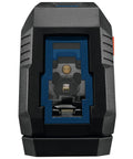 Front view of Dual Line Self Leveling Laser Level With 30 Foot Range, No-Brainer Setup, Cross Line And Plumb Projection, compact design.