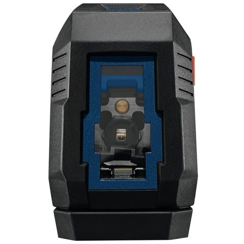Front view of Dual Line Self Leveling Laser Level With 30 Foot Range, No-Brainer Setup, Cross Line And Plumb Projection, compact design.