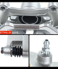 Heavy Duty Front Right Passenger Disc Brake Caliper With Mounting Bracket Fits Nissan Maxima Sentra 2009 To 2023 showing detailed view of the piston and mounting.
