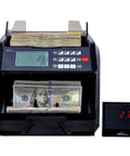 High Speed Money Counting Machine With Add And Batch, 1500 Bills Per Minute, Ultraviolet Magnetic Ink Infrared Counterfeit Detector
