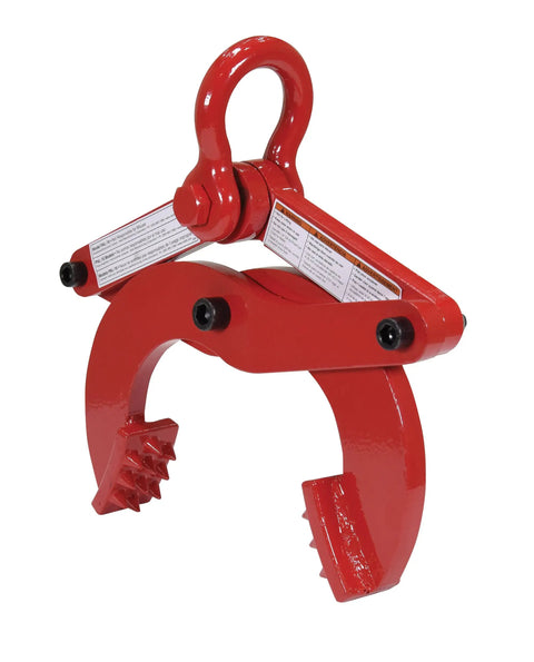 Steel Single Scissor Pallet Puller With 5 Inch Jaw Opening And 6000 Lb Capacity, Red Heavy Duty Pallet Tugger For Smooth Truck Floor Loading And Unloading, red steel close-up