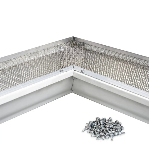 High Flow Inside Miter Kit Gutter Guard 3 Pack For 5 Inch Gutters Stainless Steel 8 Mesh Micro Mesh Design Pre Cut Fit Easy Install