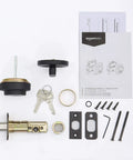 Oil Rubbed Bronze Single Cylinder Deadbolt Lock With Easy Phillips Screwdriver Install Universal Handing Fits Doors