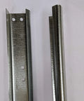 Vertical Garage Door Track Set 6 Ft 4 In Long For 7 Ft High Doors Includes Right And Left Tracks Fits 2 In Rollers Raw Steel