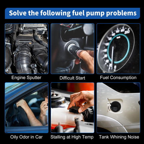 GDI High Pressure Fuel Pump HPFP For Chevrolet Silverado 1500 Tahoe Suburban GMC Sierra 1500 Yukon Direct Injection Mechanical Pump Replacement Drop In Ready Fits Cadillac Escalade 2015 2018 And Other GM V8 Models addressing fuel pump issues like engine sputter and difficult start.