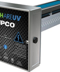 Front view of Carbon Cell Matrix HVAC UV Air Purifier With Power Cord Including 1 Year UVC Lamp for air handlers and furnaces.