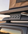Heavy Duty Roof Rack Mounting Brackets Set 6 Inch By 1.5 Inch Steel Plates, 10 Pack, Cold Rolled Black Finish, Rust Resistant, Beefy Mounting Hardware For SUVs Vans Trucks mounted on SUV roof rack