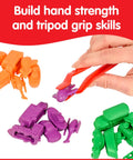 Top Shelf Transport Counters For Young Minds Dope Educational Manipulatives in vibrant colors with a hand gripping a purple vehicle.
