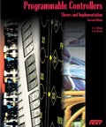 "Ultimate PLC Playbook Theory and Implementation Real World Automation book cover showing control system graphics."