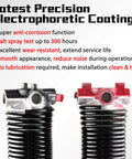Pair Of 2 Inch Garage Door Torsion Springs 0.234 Inch Wire Size 29 Inch Long With Winding Bars with anti-corrosion coating