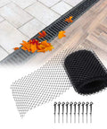 Heavy Duty Gutter Guard Mesh Net For Leaves Debris, Reusable Plastic Gutter Screen For Downspouts And Eaves, Cut To Fit 600x15cm