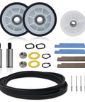 Drum Roller Kit With Drive Belt And Idler Pulley For Maytag Neptune 3000 Series MDE6000AYW MDE5500AYW Replacement 12001541 303373K
