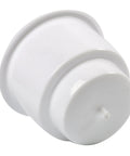 All Weather Boat Cup Holder Set With Drain Insert White Four Pack Durable Marine Plastic Drink Holders for Boats Close-Up