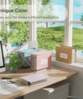 Wheat Straw Expanding Hanging File Folders Sort Your Mess Without The Hassle Featuring Smooth Glide Pockets Perfect For Letter Size Documents in a bright office setting.