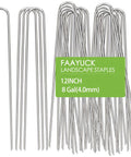Heavy Duty 12 Inch Landscape Staples 8 Gauge Galvanized U Shaped Ground Stakes Tough As Nails For Weed Barrier Fabric Irrigation Tubing Fence Posts And Outdoor Decor 12 25 50 100 Pack