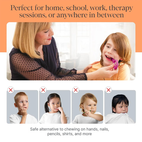 Textured Grabber Sensory Chew For Kids And Adults Chill Calming Fidget Toy For Autism ADHD SPD Anxiety Medical Grade Oral Motor Therapy Tools Chewy Texture To Soothe Nerves And Improve Focus At School Work Or Home