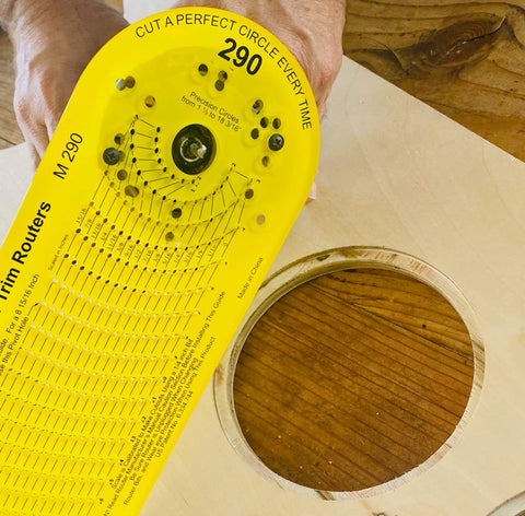 Grade A Circle Jig For Woodworking Delivers 268 Circle Cuts From One And A Half Inches To Eighteen And Three Sixteenths Inches In One Sixteenth Increments Compatible With Standard And Pro Router Models Killer For Speaker Cutouts Rings And Inlays Works