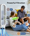Living room with Replacement 360 Degree Pure Cool Filter For DP04 TP04 HP04 TP05 DP05 Air Purifier And Fan Combos.