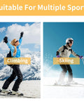 Winter Ski Socks For Men And Women Warm Thick Breathable Cold Weather Thermal Knee High Socks For Snowboarding And Hiking Stay Toasty All Day Ultra Warmth for climbing and skiing