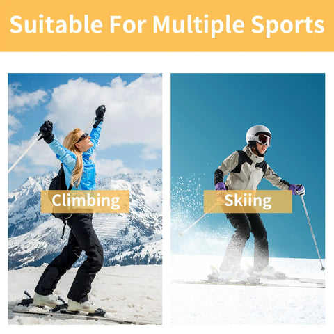 Winter Ski Socks For Men And Women Warm Thick Breathable Cold Weather Thermal Knee High Socks For Snowboarding And Hiking Stay Toasty All Day Ultra Warmth for climbing and skiing