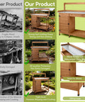 Comparison chart of outdoor potting bench table for the garden with weatherproof wooden work station heavy duty metal top sliding drawer.