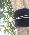 Tree Bark Protectors For Zip Line And Slackline Cables, 59 Inch Length, Set Of Two, Durable Ribbon Construction, installed on tree