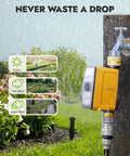 WiFi Water Timer For Garden Hose, Smart Hose Timer With App And Voice Control, brass inlet, weather-based rain delay