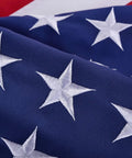 Heavy Duty 3x5 Outdoor American Flag Built To Last In High Wind With UV Protection Sewn Stripes Embroidered Stars Brass Grommets