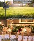 Solar Fairy Lights Outdoor 33 Ft 100 LED Warm White String Lights IP65 Waterproof For Patio Tree Garden Yard Decor 8 Modes