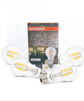 Bluetooth Enabled Soft White Filament A19 LED Bulb For HomeKit And Siri Control, No Hub Needed For Quick Setup, 4 Pack
